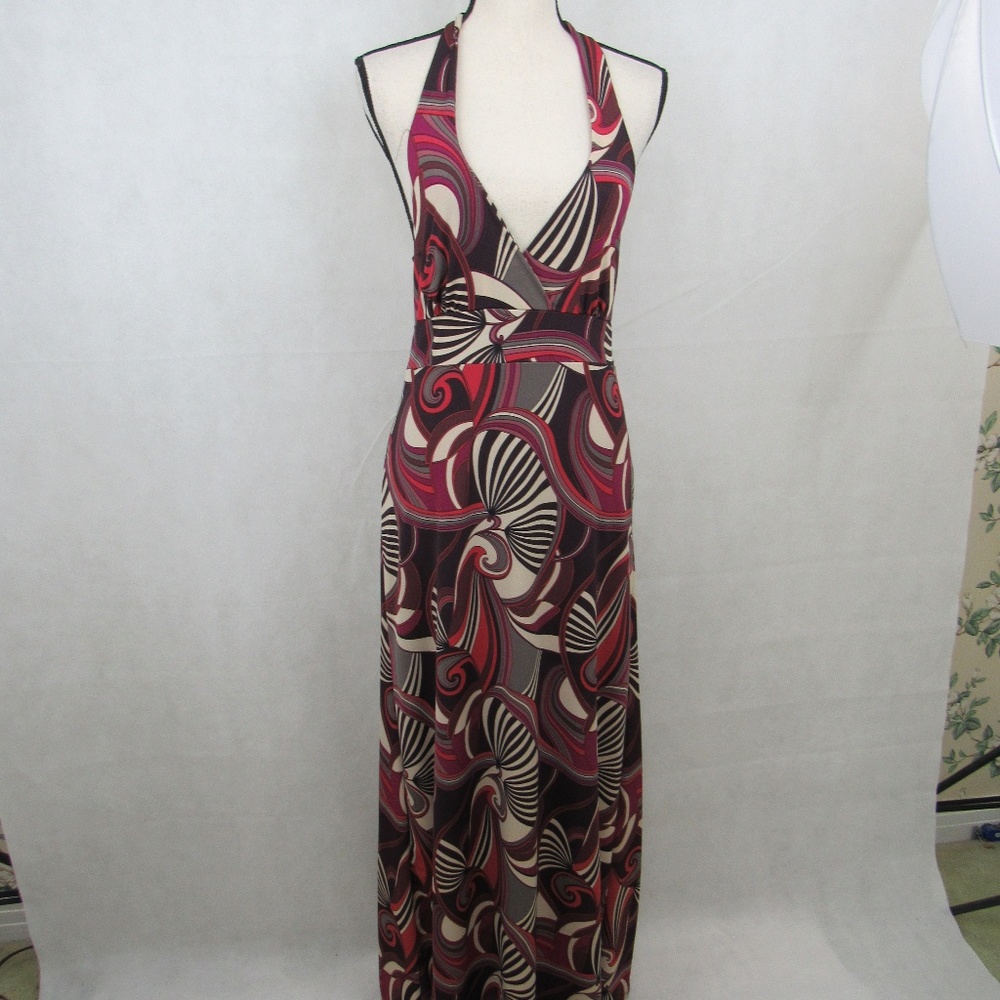 Le Chateau Long Dress Size XS, S, M, L Halter New